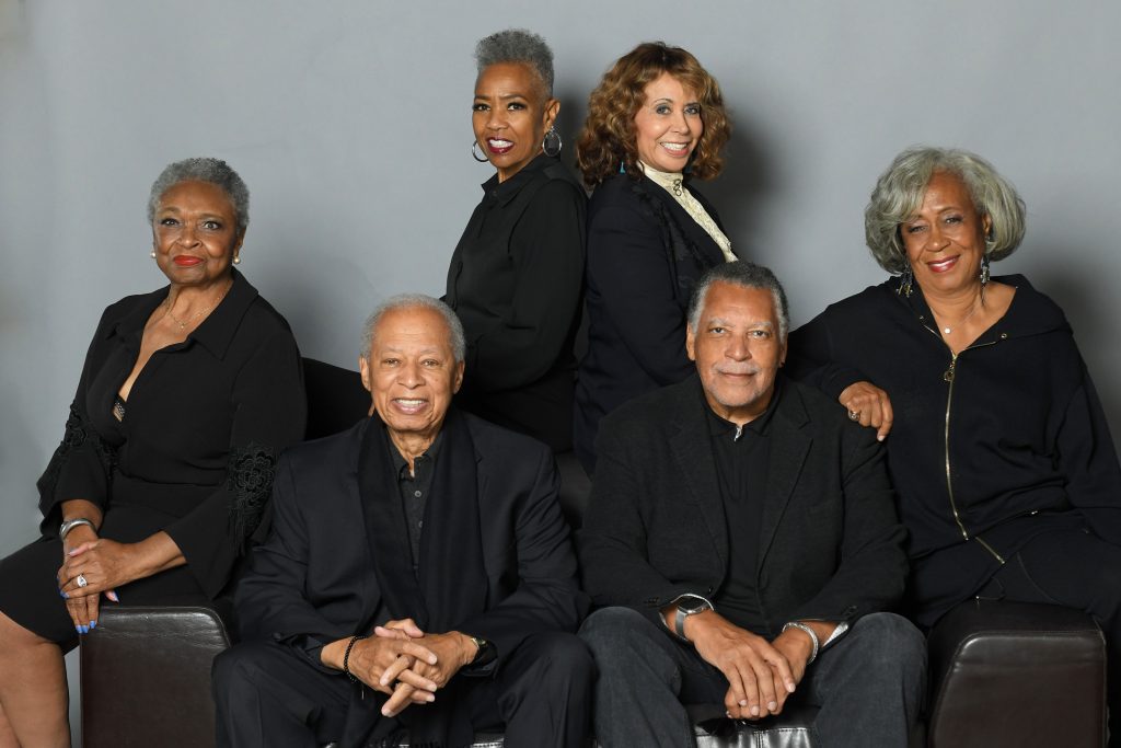 Hattie Winston, Charles Floyd Johnson, Denise Billings, Denise Nicholas, Otto E. Stallworth, Jr., MD And GW Williams. Photo By Karine Simon Low Res
